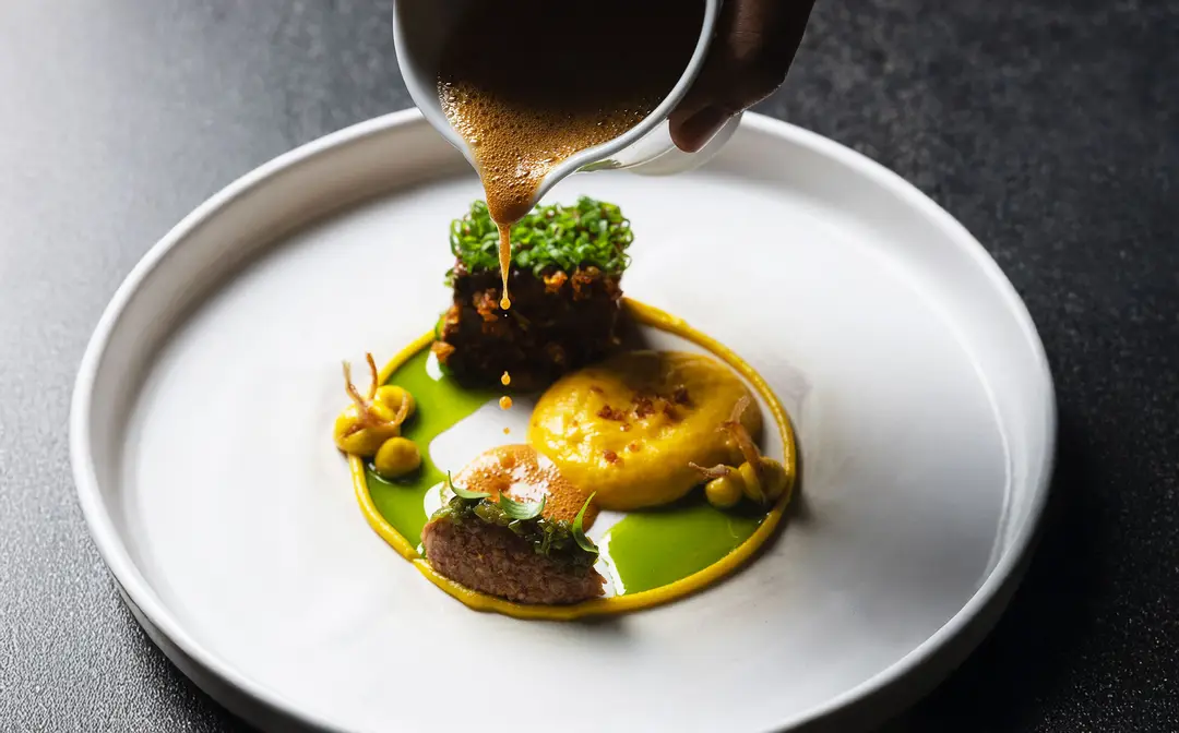 A course at Restaurant UN